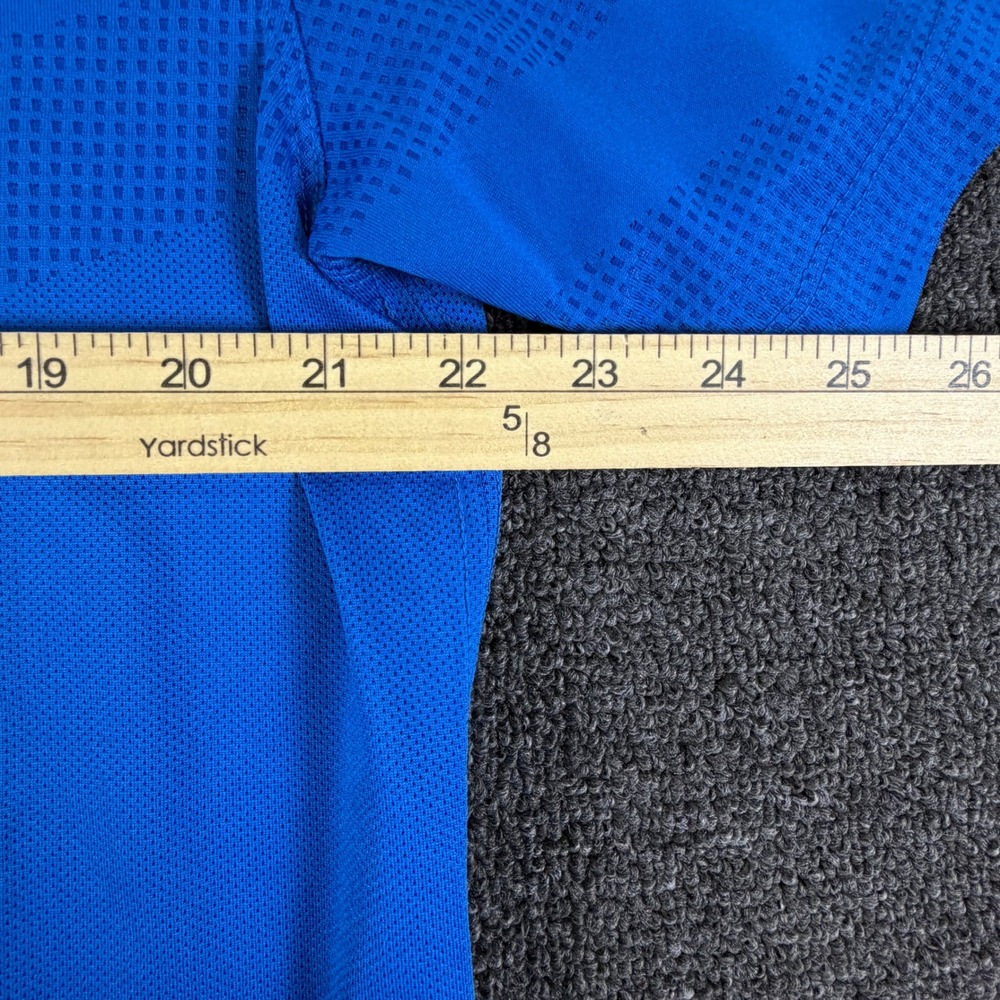Nike Polo Shirt Mens Large Tour Performance Dri-FIT Blue Short Sleeve EUC - Picture 3 of 9